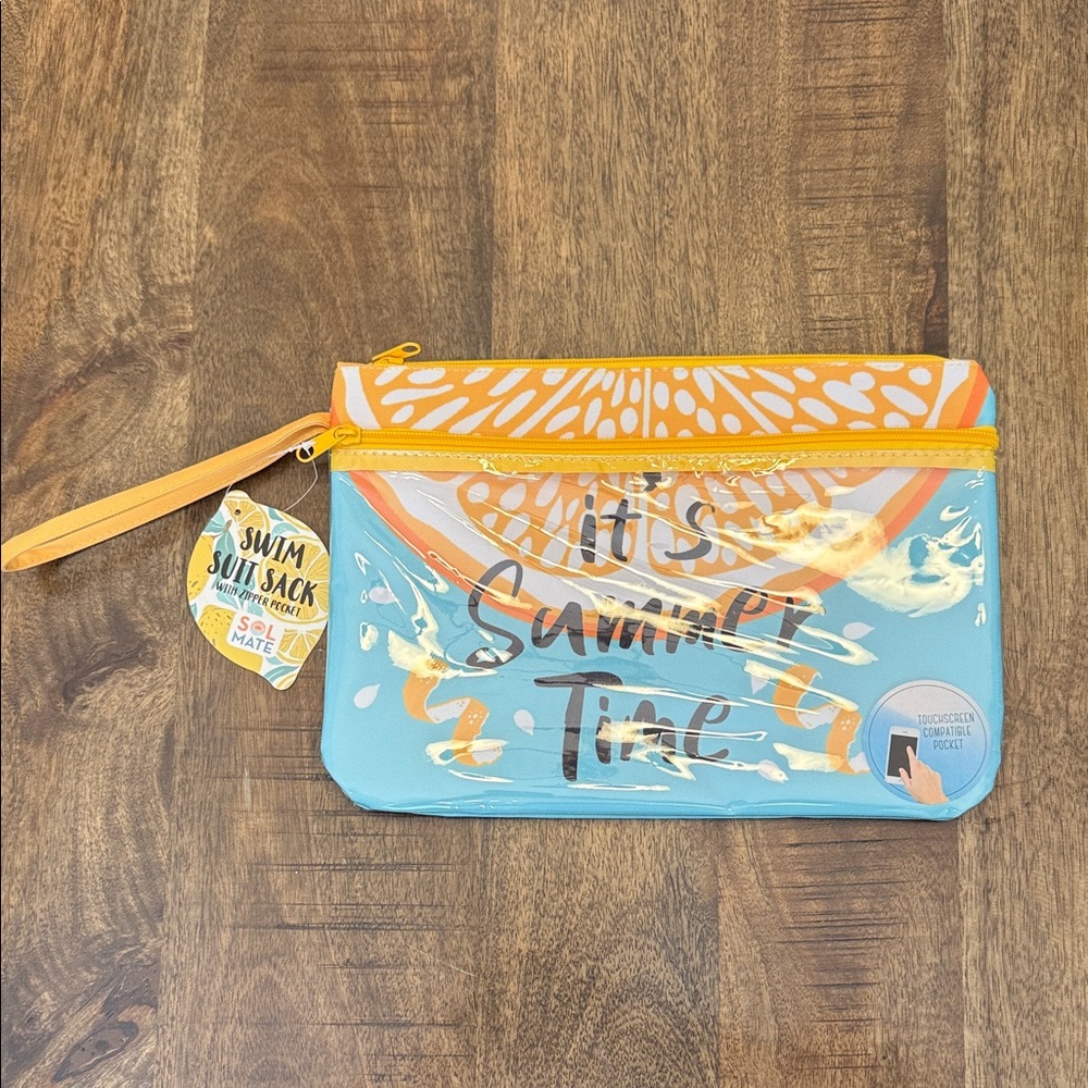 It’s Summer Time Sack - Blue & Orange